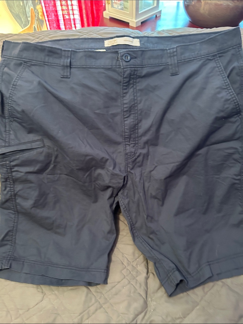 Signature Men's Navy Cargo Shorts